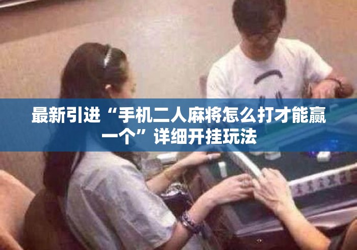 最新引进“手机二人麻将怎么打才能赢一个”详细开挂玩法