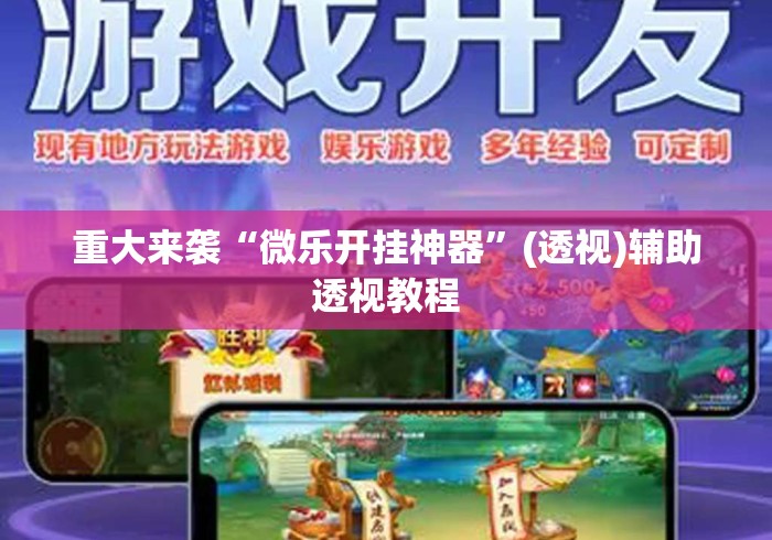 重大来袭“微乐开挂神器	”(透视)辅助透视教程