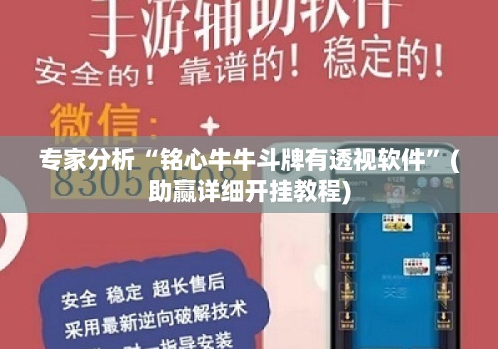 专家分析“铭心牛牛斗牌有透视软件”(助赢详细开挂教程)