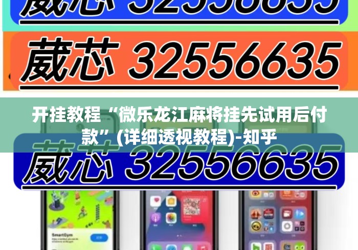开挂教程“微乐龙江麻将挂先试用后付款”(详细透视教程)-知乎