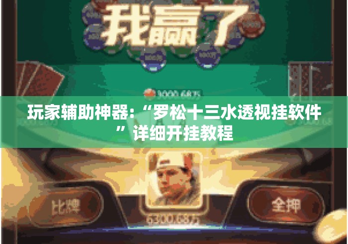玩家辅助神器:“罗松十三水透视挂软件”详细开挂教程