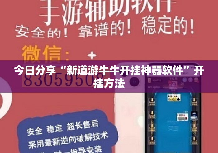 今日分享“新道游牛牛开挂神器软件”开挂方法