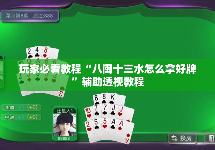 玩家必看教程“八闽十三水怎么拿好牌”辅助透视教程