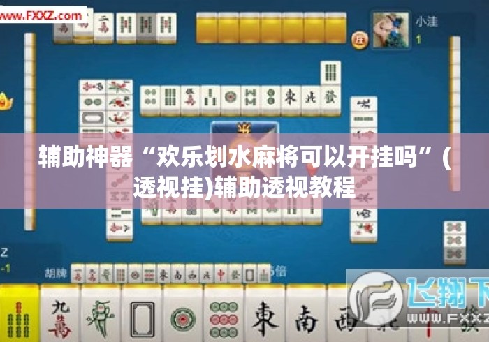 辅助神器“欢乐划水麻将可以开挂吗”(透视挂)辅助透视教程