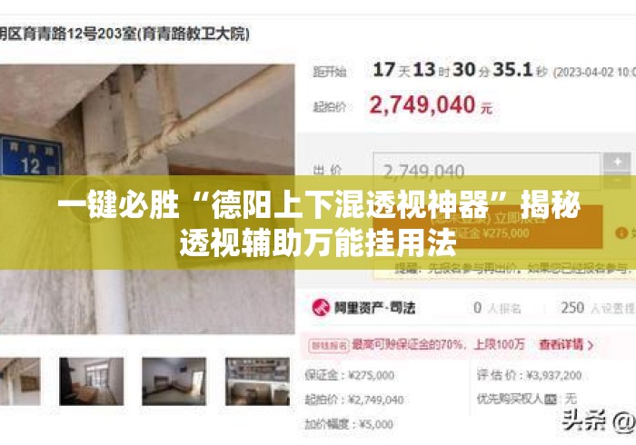 一键必胜“德阳上下混透视神器	”揭秘透视辅助万能挂用法