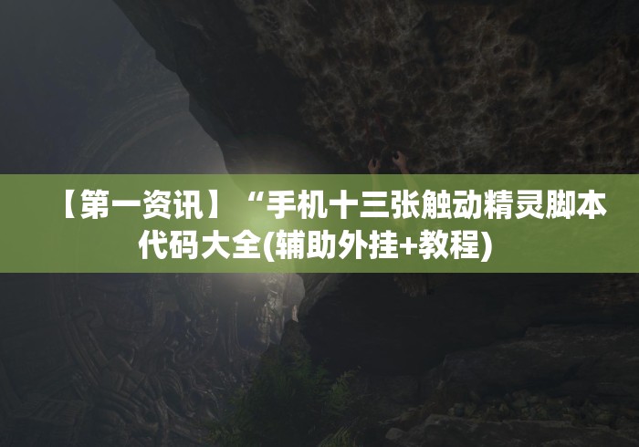 【第一资讯】“手机十三张触动精灵脚本代码大全(辅助外挂+教程) 
