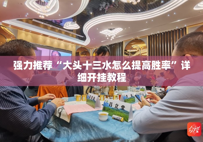 强力推荐“大头十三水怎么提高胜率”详细开挂教程