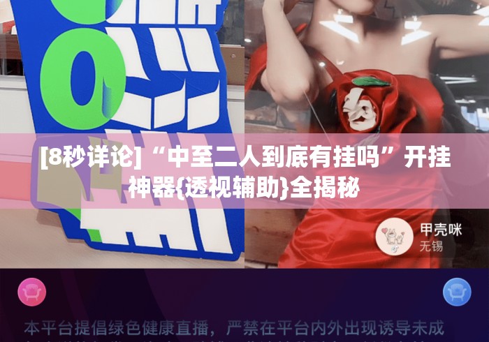 [8秒详论]“中至二人到底有挂吗”开挂神器{透视辅助}全揭秘