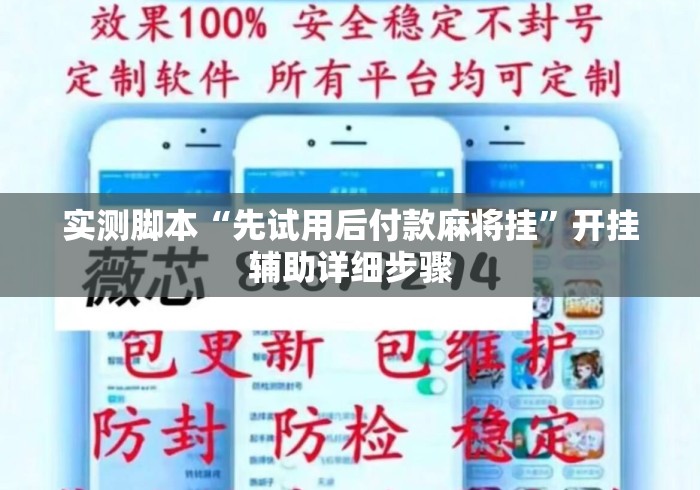 实测脚本“先试用后付款麻将挂”开挂辅助详细步骤