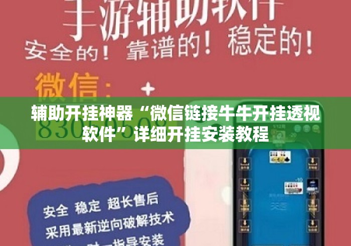 辅助开挂神器“微信链接牛牛开挂透视软件	”详细开挂安装教程