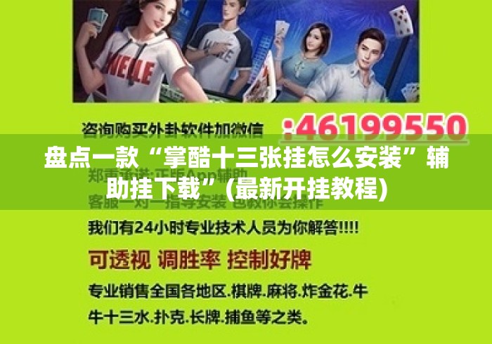 盘点一款“掌酷十三张挂怎么安装	”辅助挂下载”(最新开挂教程)