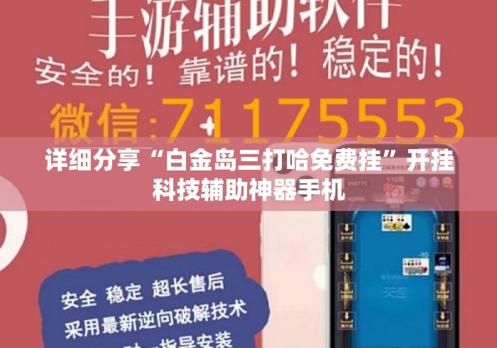 详细分享“白金岛三打哈免费挂”开挂科技辅助神器手机