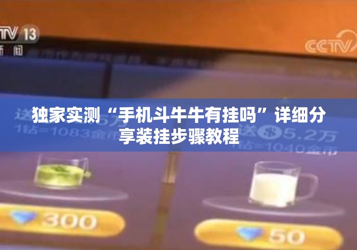 独家实测“手机斗牛牛有挂吗	”详细分享装挂步骤教程