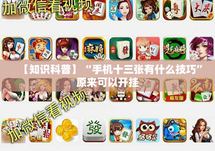 【知识科普】“手机十三张有什么技巧”原来可以开挂