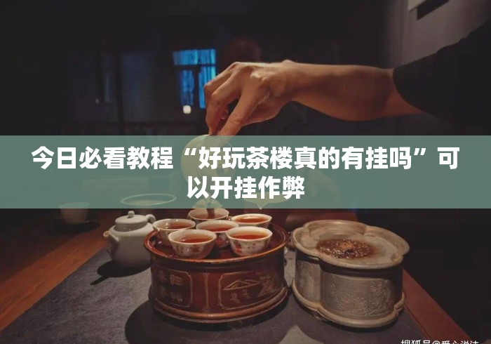今日必看教程“好玩茶楼真的有挂吗”可以开挂作弊