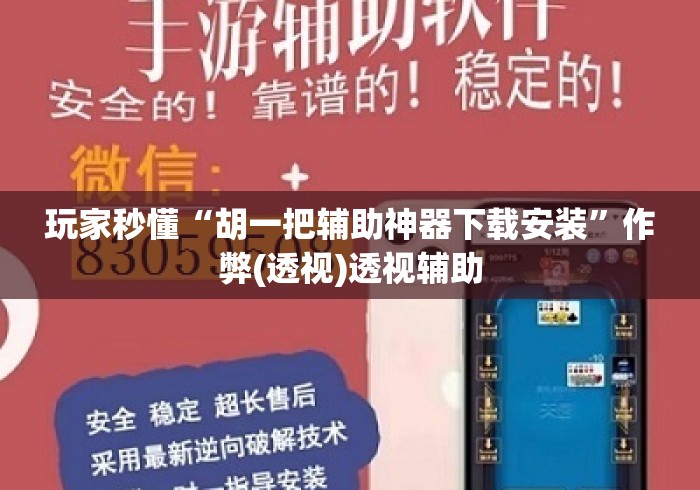 玩家秒懂“胡一把辅助神器下载安装”作弊(透视)透视辅助