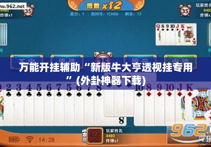 万能开挂辅助“新版牛大亨透视挂专用”(外卦神器下载)