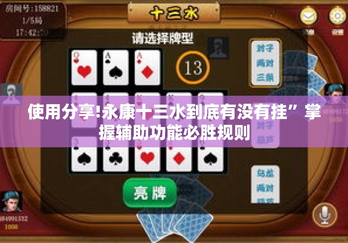 使用分享!永康十三水到底有没有挂	”掌握辅助功能必胜规则