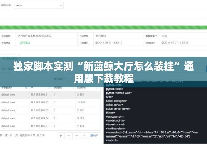 独家脚本实测“新蓝鲸大厅怎么装挂”通用版下载教程