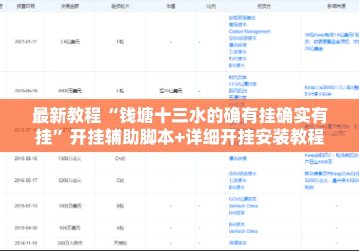 最新教程“钱塘十三水的确有挂确实有挂”开挂辅助脚本+详细开挂安装教程