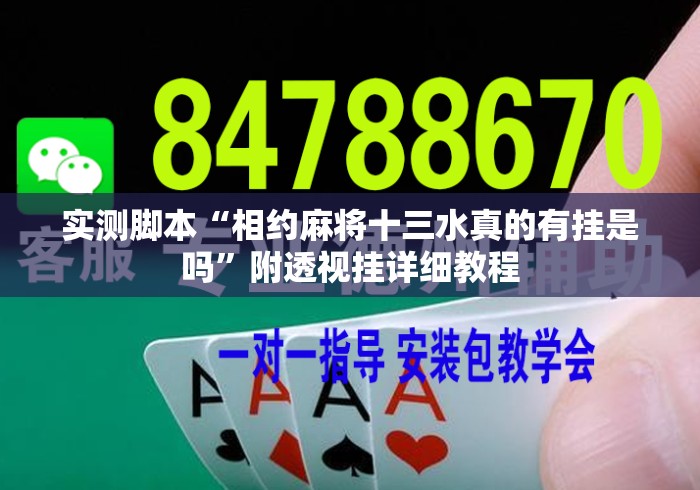 实测脚本“相约麻将十三水真的有挂是吗”附透视挂详细教程