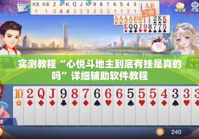 实测教程“心悦斗地主到底有挂是真的吗”详细辅助软件教程