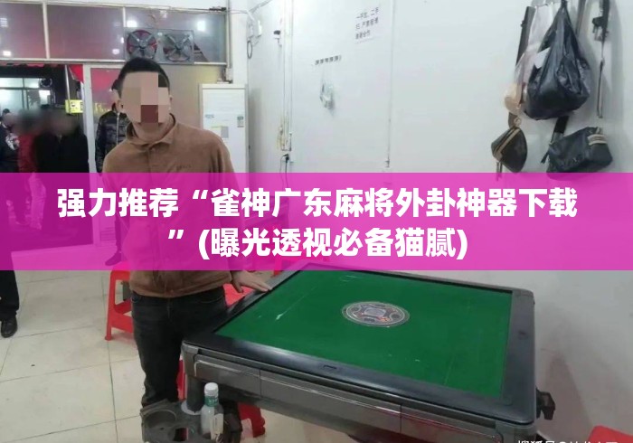 强力推荐“雀神广东麻将外卦神器下载”(曝光透视必备猫腻)