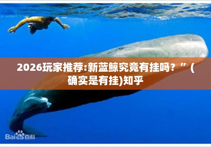 2026玩家推荐:新蓝鲸究竟有挂吗？	”(确实是有挂)知乎