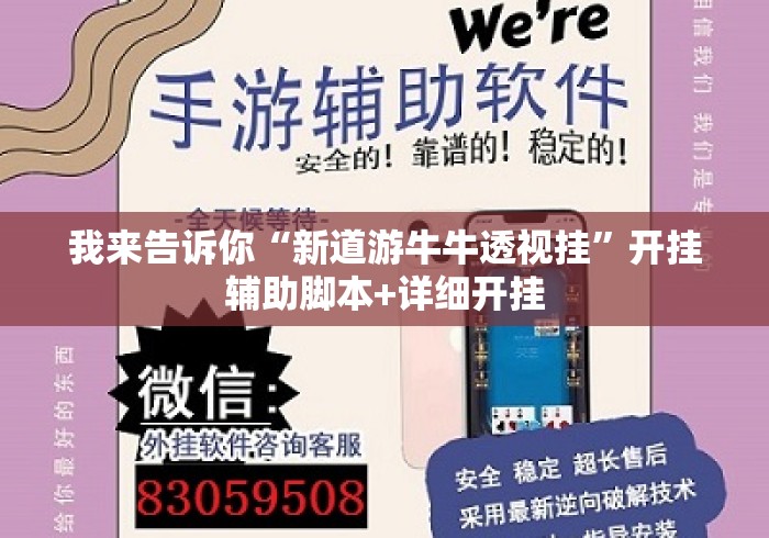我来告诉你“新道游牛牛透视挂	”开挂辅助脚本+详细开挂