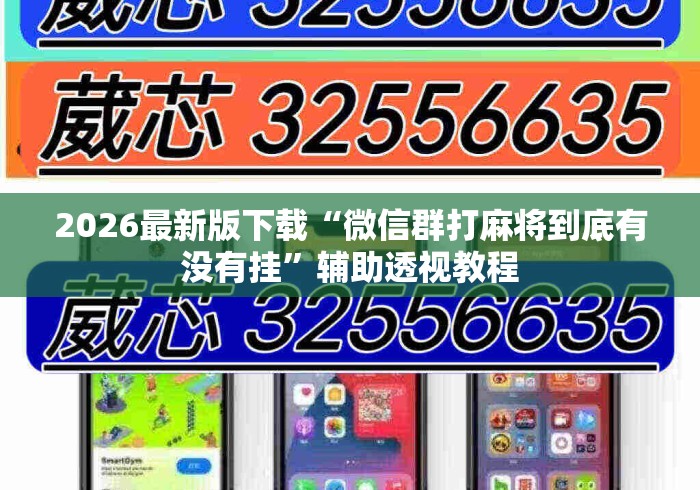 2026最新版下载“微信群打麻将到底有没有挂”辅助透视教程