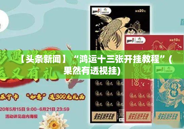 【头条新闻】“鸿运十三张开挂教程”(果然有透视挂)