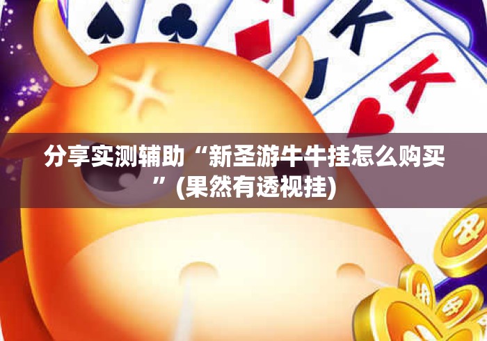 分享实测辅助“新圣游牛牛挂怎么购买”(果然有透视挂)