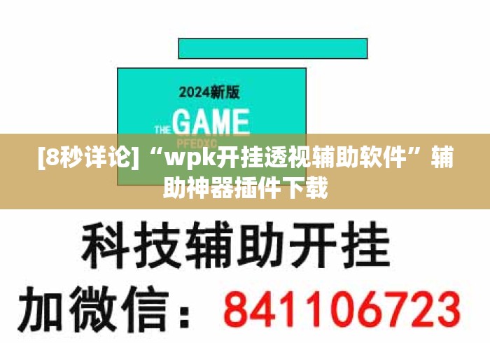 [8秒详论]“wpk开挂透视辅助软件	”辅助神器插件下载