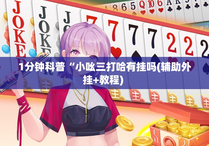 1分钟科普“小吆三打哈有挂吗(辅助外挂+教程) 