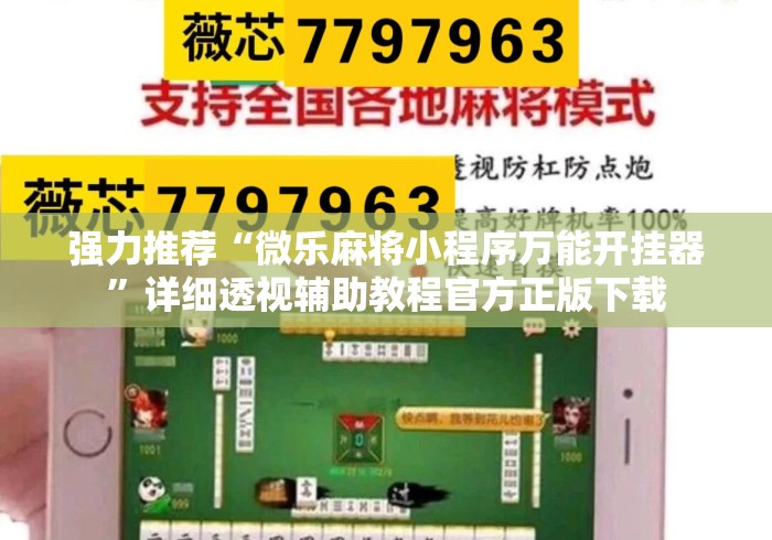 强力推荐“微乐麻将小程序万能开挂器	”详细透视辅助教程官方正版下载