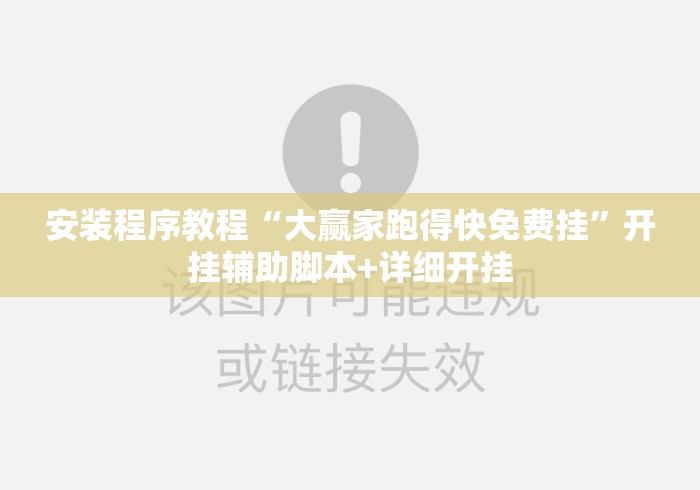 安装程序教程“大赢家跑得快免费挂”开挂辅助脚本+详细开挂