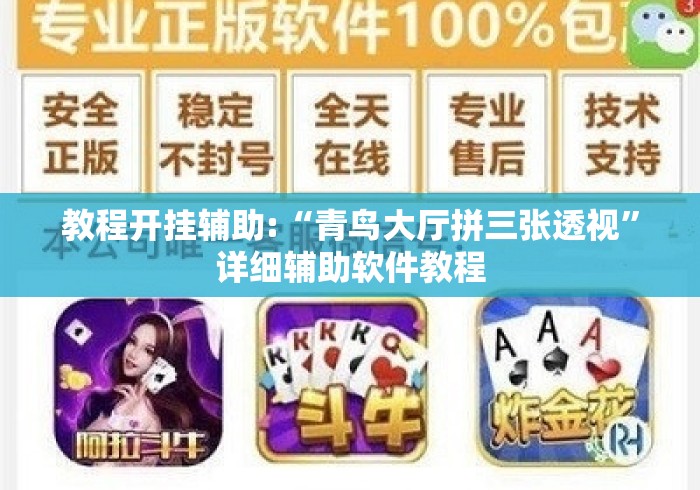 教程开挂辅助:“青鸟大厅拼三张透视”详细辅助软件教程