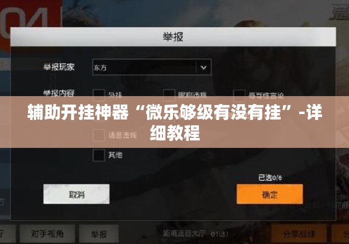 辅助开挂神器“微乐够级有没有挂”-详细教程