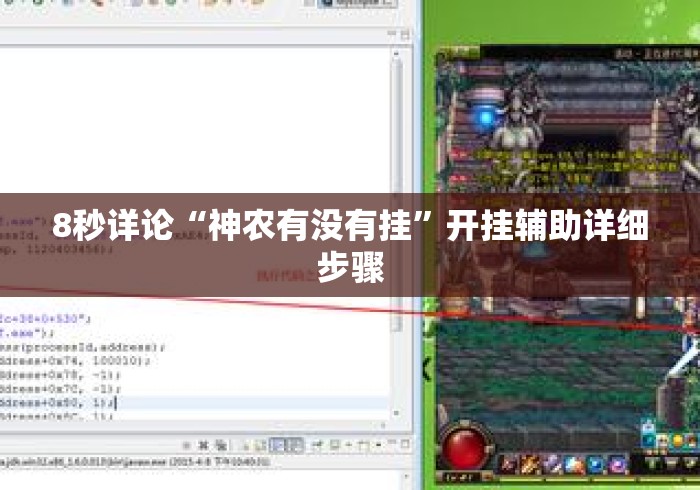 8秒详论“神农有没有挂”开挂辅助详细步骤