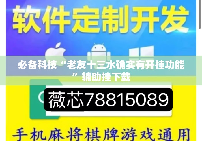 必备科技“老友十三水确实有开挂功能”辅助挂下载