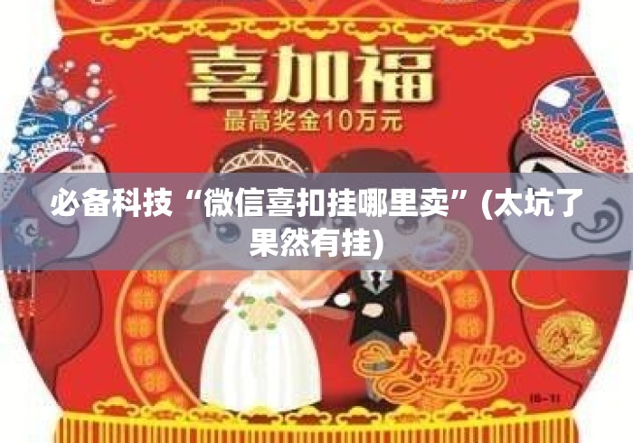 必备科技“微信喜扣挂哪里卖	”(太坑了果然有挂)