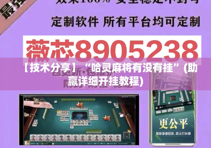 【技术分享】“哈灵麻将有没有挂”(助赢详细开挂教程)