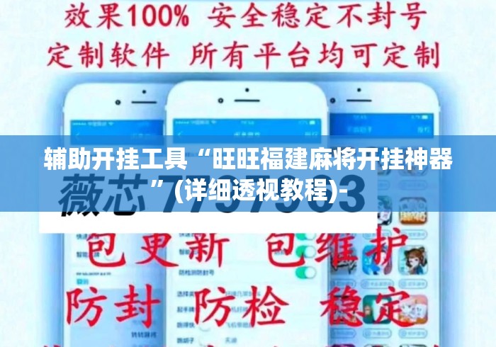 辅助开挂工具“旺旺福建麻将开挂神器”(详细透视教程)-