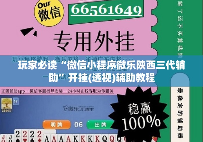玩家必读“微信小程序微乐陕西三代辅助”开挂(透视)辅助教程