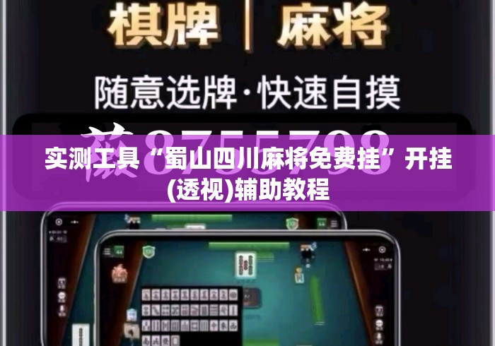 实测工具“蜀山四川麻将免费挂”开挂(透视)辅助教程