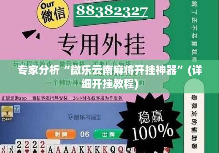 专家分析“微乐云南麻将开挂神器”(详细开挂教程)