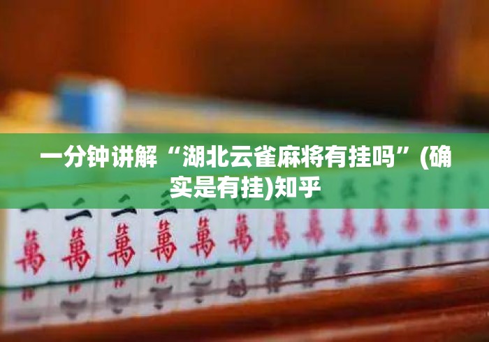 一分钟讲解“湖北云雀麻将有挂吗”(确实是有挂)知乎